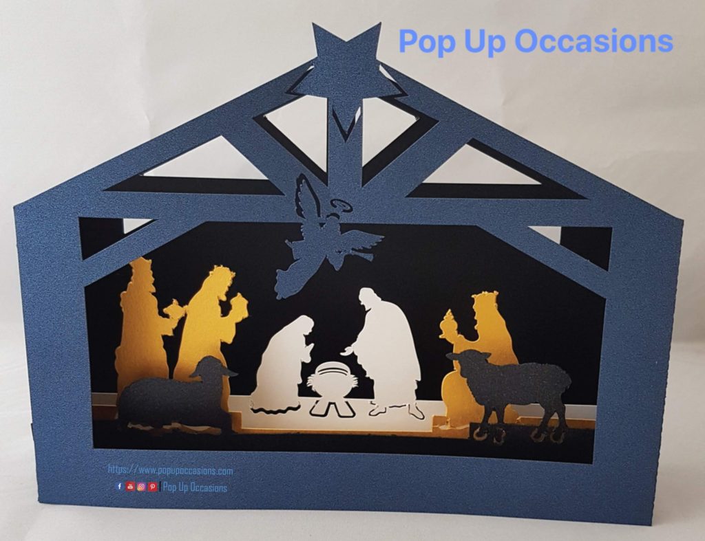 3-layer Nativity Scene in 3D Frame | Pop Up Occasions